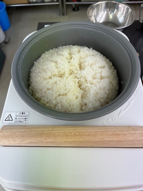 蒸し後
